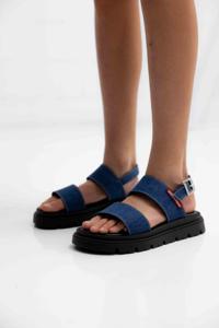 Dsquared2 77703 Sandalen Kids Zwart/Blauw - Maat 37 - Kleur: DonkerblauwZwart | Soccerfanshop