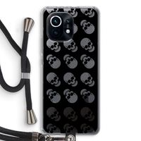 Musketon Skulls: Xiaomi Mi 11 Transparant Hoesje met koord