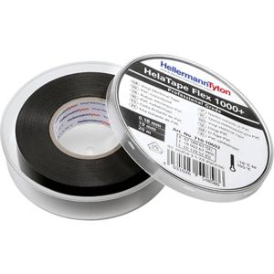 HellermannTyton HelaTape Flex 1000+ 710-10611 Isolatietape HelaTape Flex 1000+ Zwart (l x b) 33 m x 50 mm 1 stuk(s)