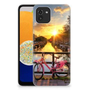 Samsung Galaxy A03 Siliconen Back Cover Amsterdamse Grachten