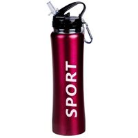 Sport Bidon drinkfles/waterfles Sport print rood 600 Ml