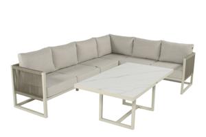 Hartman | Kejo Lounge-Dining Hoekset Sand-Leaf