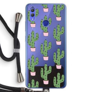 Cactus Lover: Honor Note 10 Transparant Hoesje met koord