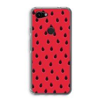 Watermelon: Google Pixel 3a Transparant Hoesje