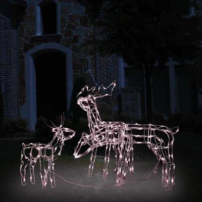VidaXL 3-delige kerstverlichting rendieren 229 led&apos;s