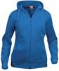 Clique 021035 Basic Hoody Full zip ladies - Kobalt - XS