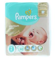 Pampers - Premium Care Nappies Size 2 80 Pcs - thumbnail