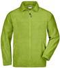 James & Nicholson JN044 Full-Zip Fleece - Lime-Green - 3XL