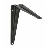 AMIG Plankdrager/planksteun van metaal - gelakt zwart - H175 x B150 mm