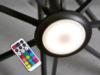 LED lamp zweefparasol multi kleuren - thumbnail
