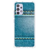 Samsung Galaxy A32 4G | A32 5G Enterprise Editie Anti Shock Bumper Case Jeans Samsung Galaxy A32 4G | A32 5G Enterprise Editie Anti Shock Bumper Case Jeans