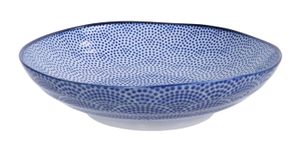 Diep pastabord - Tokyo Design Studio - Nippon Blue - stippen - 21 x 5.2cm