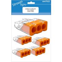 Lasklem 3-voudig mini S 0,2-2,5qmm Conex 5 stuks - 6647022