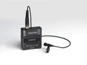 Tascam DR-10L digitale audiorecorder en lavalier combo