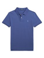 Ralph Lauren Kids polo en coton à logo brodé - Bleu - thumbnail