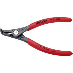 Knipex 49 21 A01 Precisie-borgveertang Geschikt voor borgringen Buitenringen 3-10 mm Puntvorm 90° haaks