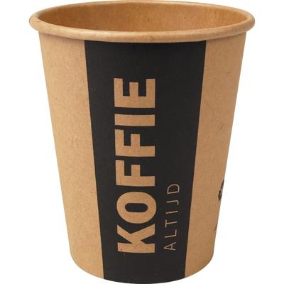 Beker uit karton (altijd koffie), 237 ml, diameter 80 mm, pak van 50 stuks Beker uit karton (altijd koffie), 237 ml, diameter 80 mm, pak van 50 stuks