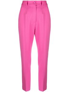 Dolce & Gabbana pantalon fuselé à taille haute - Rose