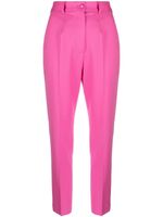 Dolce & Gabbana pantalon fuselé à taille haute - Rose