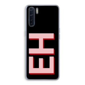 Monogram: Oppo A91 Transparant Hoesje