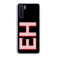 Monogram: Oppo A91 Transparant Hoesje