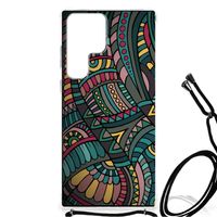 Samsung Galaxy S23 Ultra Doorzichtige Silicone Hoesje Aztec - thumbnail