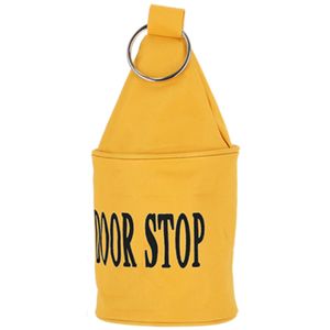 Deurstopper Neon - 2,5 kg - canvas - geel - 13 x 13 x 28.5 cm