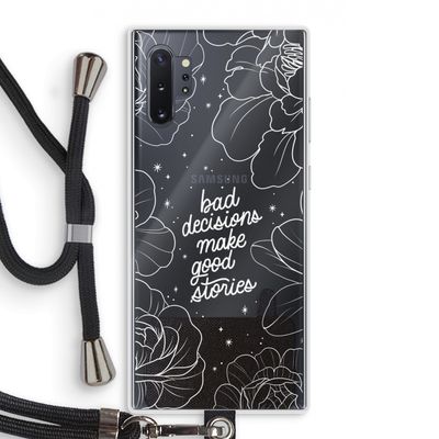Good stories: Samsung Galaxy Note 10 Plus Transparant Hoesje met koord