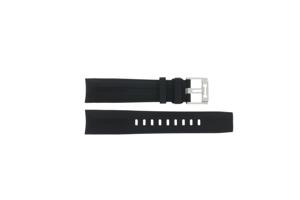 Horlogeband Hamilton H777660 / H691777107 / Khaki Aviation Rubber Zwart 22mm