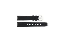 Horlogeband Hamilton H777660 / H691777107 / Khaki Aviation Rubber Zwart 22mm