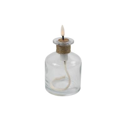 LED Olielamp hoog Lyon helder Ø8xH14,5cm
