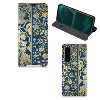 Sony Xperia 5 III Smart Cover Beige Flowers