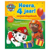 PAW Patrol verjaardagsboek - hoera, 4 jaar!