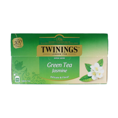 Groene thee jasmijn 25 Zakjes Groene thee jasmijn 25 Zakjes
