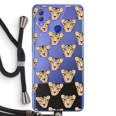 Tijger: Honor Note 10 Transparant Hoesje met koord