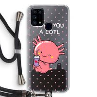 Love You A Lotl: Samsung Galaxy M31 Transparant Hoesje met koord
