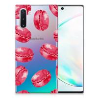 Samsung Galaxy Note 10 | Siliconen Case | Pink Macarons