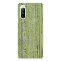 Sony Xperia 10 III | Bumper Hoesje | Green Wood