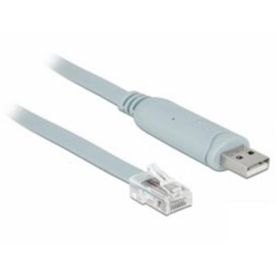 Delock USB 2.0 Adapter [1x USB-A 2.0 stekker - 1x RJ45-stekker] 63911 1 m