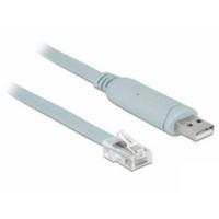 Delock USB 2.0 Adapter [1x USB-A 2.0 stekker - 1x RJ45-stekker] 63911 1 m