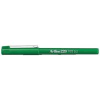 Fineliner artline 220 rond sf groen | 12 stuks