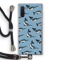 Narwhal: Samsung Galaxy Note 10 Transparant Hoesje met koord