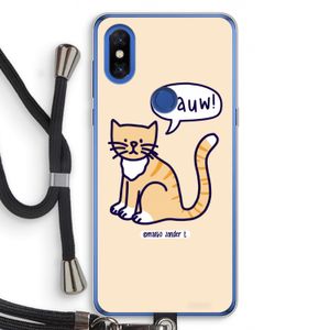 Miauw: Xiaomi Mi Mix 3 Transparant Hoesje met koord