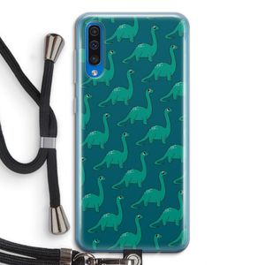Diplodocus: Samsung Galaxy A50 Transparant Hoesje met koord