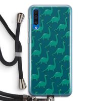 Diplodocus: Samsung Galaxy A50 Transparant Hoesje met koord