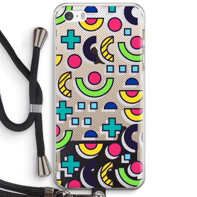 8-bit N°6: iPhone 5 / 5S / SE Transparant Hoesje met koord