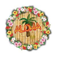 50x Bierviltjes Hawaii thema print - thumbnail