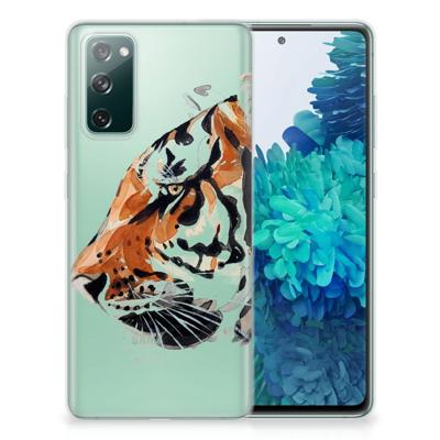 Smartphone hoesje Samsung Galaxy S20 FE Watercolor Tiger