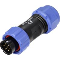 Weipu SP1310 / P 7 II Ronde connector Stekker, recht Totaal aantal polen: 7 Serie (ronde connectoren): SP13 1 stuk(s)
