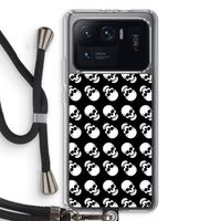 Musketon Skulls: Xiaomi Mi 11 Ultra Transparant Hoesje met koord